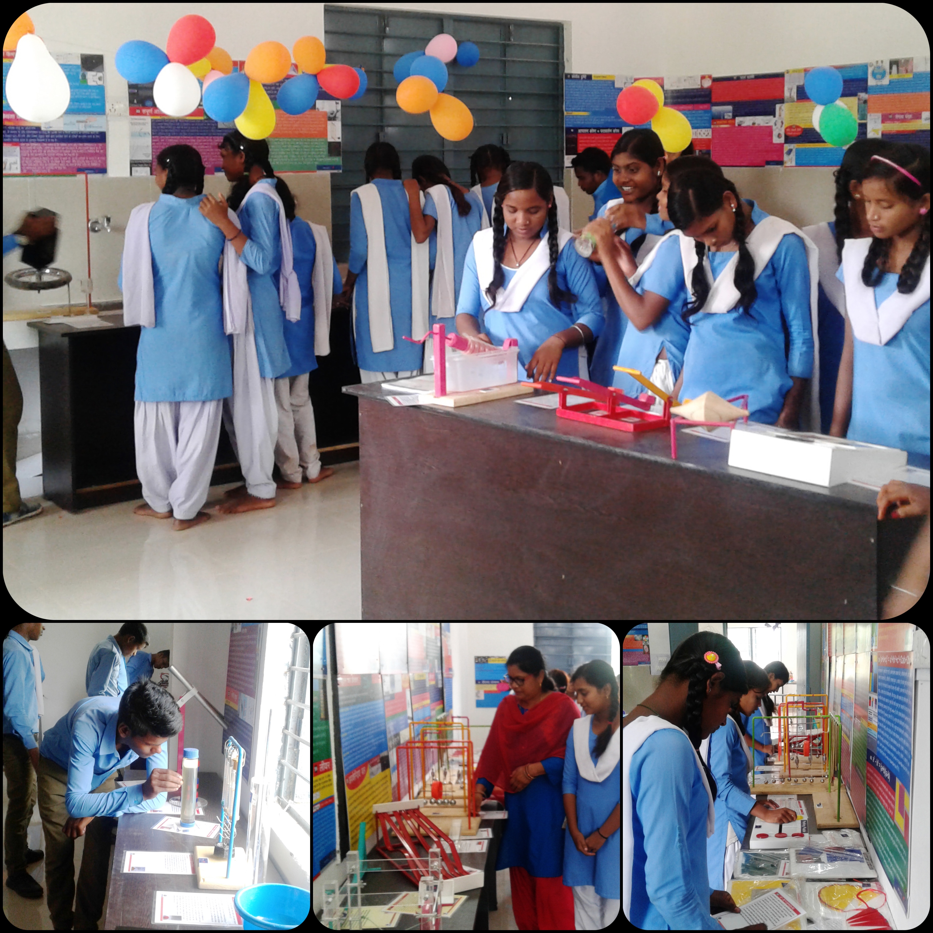 Inauguration of Mini Science Lab by AROH Foundation in Government School, Kureli